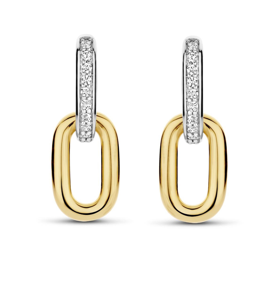 TI SENTO two-tone hoops 7831ZY