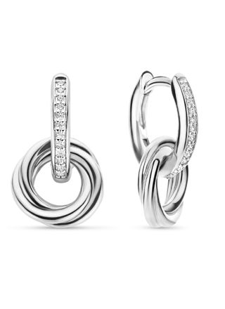 TI SENTO silver earrings 7857ZI