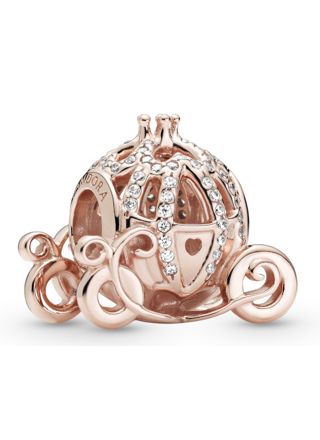 Pandora 14k Rose Gold-Plated Disney Cinderella Pumpkin Coach charm 789189C01