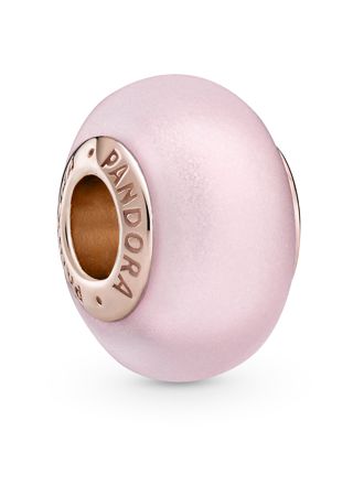 Pandora Matte Pink Murano Glass charm 789421C00