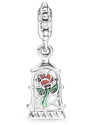 Pandora Disney Beauty and the Beast Enchanted Rose charm 790024C01