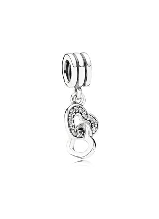 Pandora overlapping hearts pendanthela 791242CZ