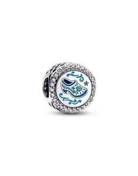 Pandora Moments round charm 792016CZ_E108