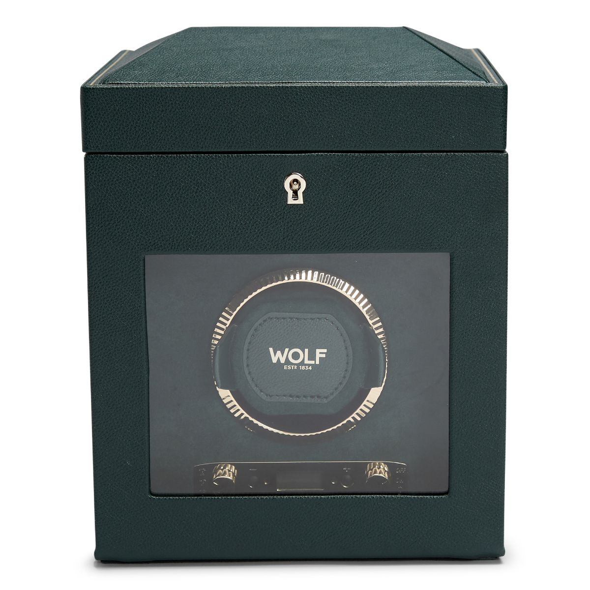 WOLF British Racing Single Watch Winder with Storage 792141