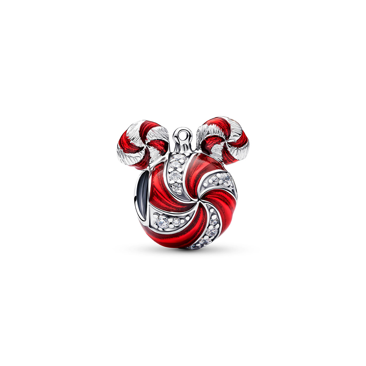 Pandora Disney Mickey Mouse Christmas Ornament Dangle Charm 794948C01