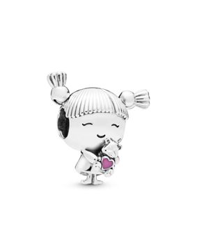 Pandora Girl with Pigtails charm 798016EN160