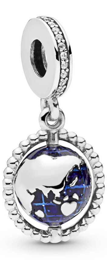 Pandora Globe charm 798021CZ