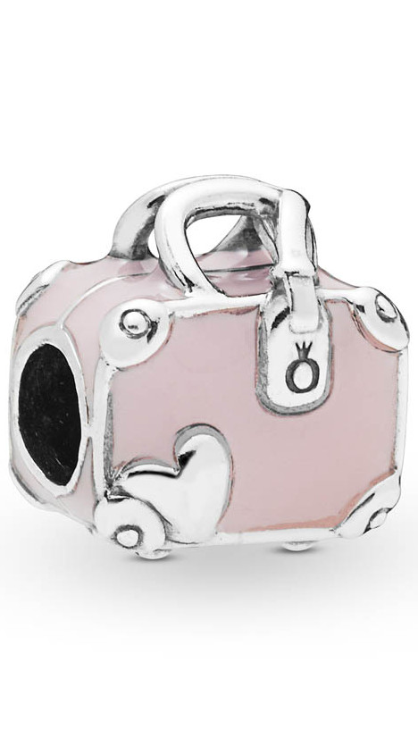 Pandora Pink Travel Bag charm 798063EN124