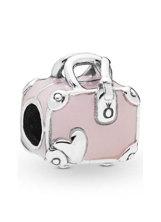 Pandora Pink Travel Bag charm 798063EN124