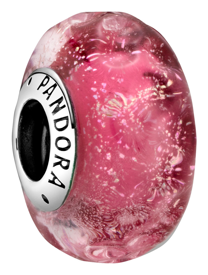 Pandora Wavy Fancy Pink Charm 798872C00