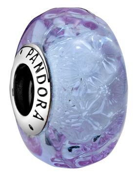 Pandora Wavy Lavender Charm 798875C00