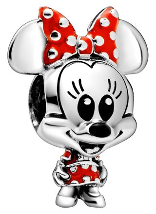 Pandora Disney Minnie Dotted Dress & Bow Charm 798880C02