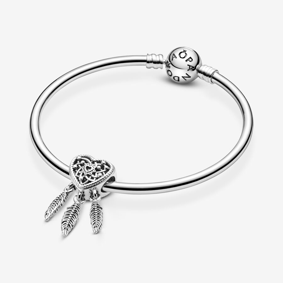 Dreamcatcher Charm Pandora Feather Charm Spiritual Dreamcatcher
