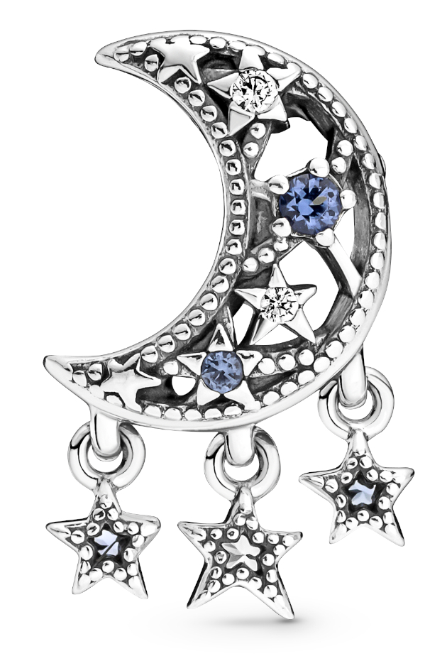 Pandora moon and star charm 2025
