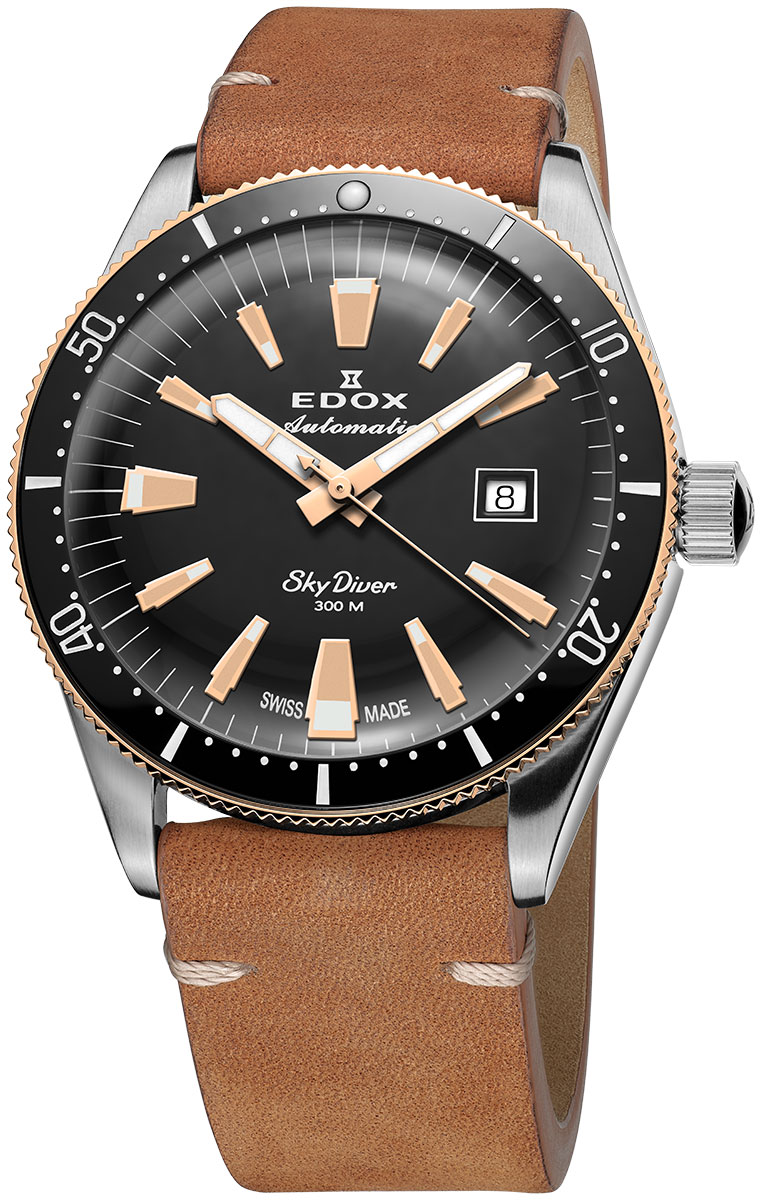 Edox Skydiver Date Automatic Limited Edition 80126-357RNM-NIRB