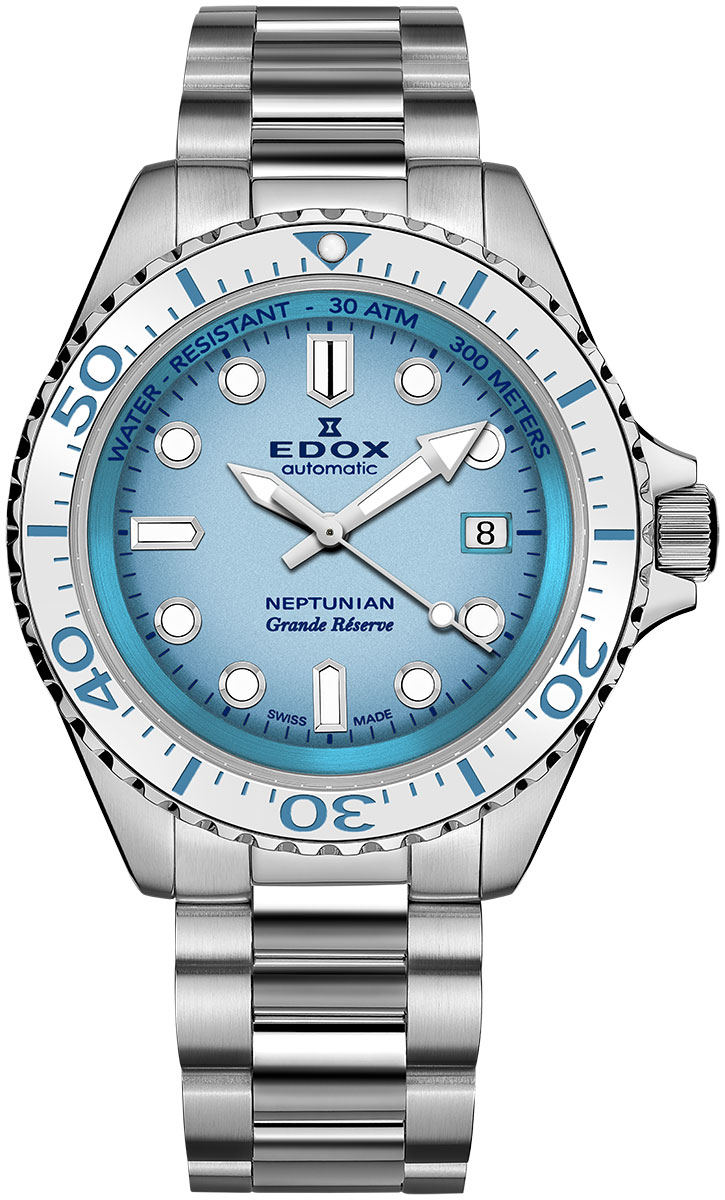Destinee & Lex / In Time (正規CDR) Edox Neptunian Grande Reserve Date Automatic 80801-3BBUM