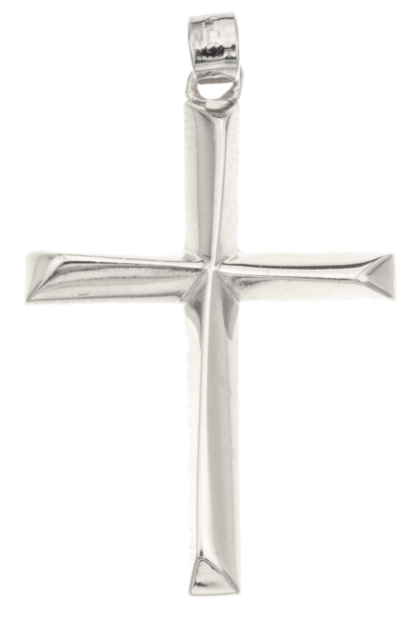 Silver Bar Windmill Cross risti pendant 8097