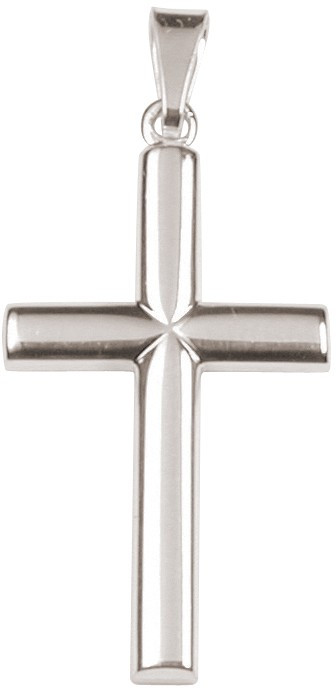 Saurum white gold cross 8169 00 000