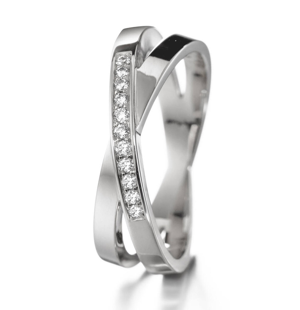 Lumoava Together diamond ring white gold 826190000
