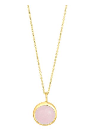 Nordahl Jewellery SWEETS52 Necklace Pink Quartz/Gold 829 506-3