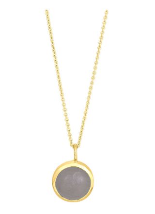 Nordahl Jewellery SWEETS52 Necklace Grey Moonstone/Gold 829 510-3