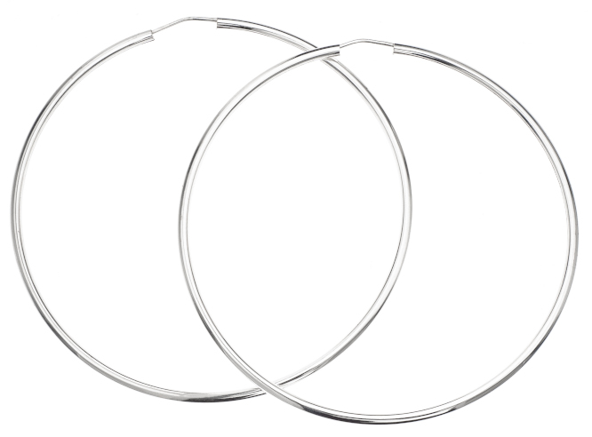 Silver Bar hoops 1,5-80 8306