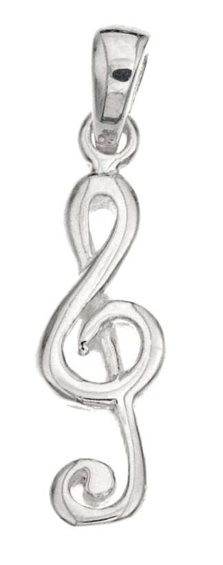 Silver Bar Clef 2-sided 16 mm 8367
