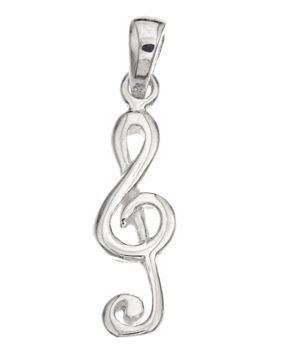 Silver Bar Clef 2-sided 16 mm 8367