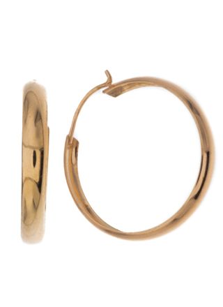 Silver Bar hoops 3-20 goldplated 8405