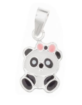 Silver Bar Baby Panda pendant 9 mm 8478