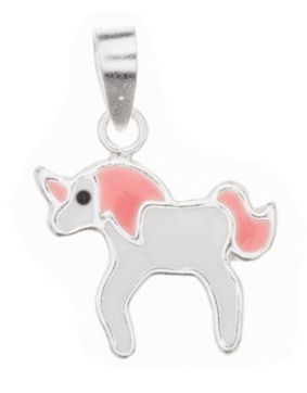 Silver Bar unicorn pendant 17 mm 8479