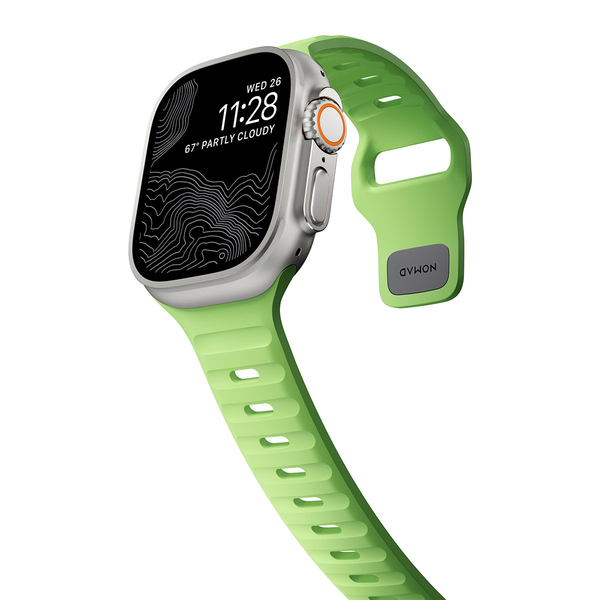 Nomad Sport Glow Strap for Apple Watch 42/44/45/49 mm Nomad Sport Glow Strap for Apple Watch 42/44/45/49 mm