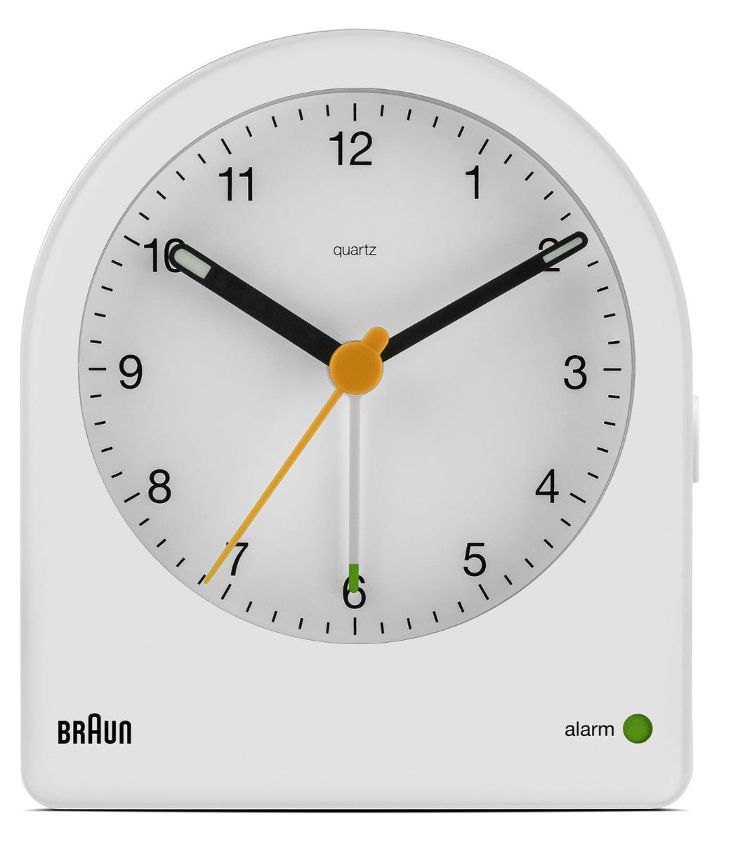 Braun alarm clock white BC22W