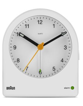 Braun alarm clock white BC22W