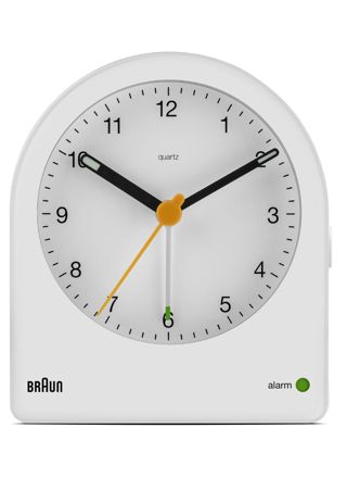 Braun alarm clock white BC22W