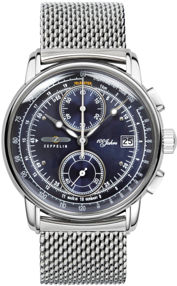 Zeppelin 100 Jahre Chrono 8670M-3 - watchesonline.com