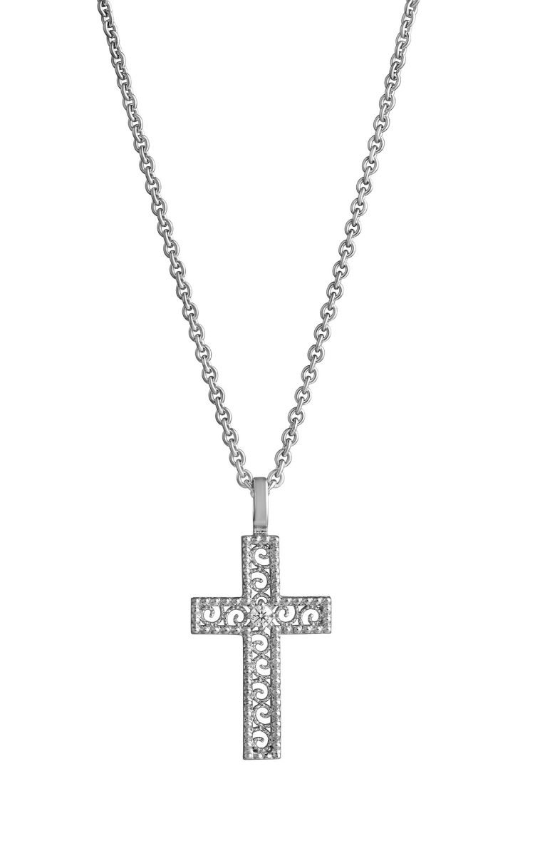 Lempikoru Heart silver cross cz 39 066 01 500