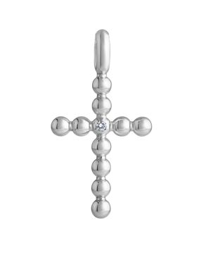 Lempikoru Pearl white gold cross with diamond 89 088 40 000