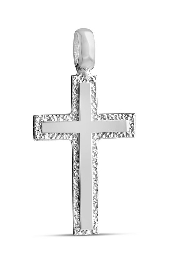 Lempikoru Light white gold cross pendant 89 130 00 000