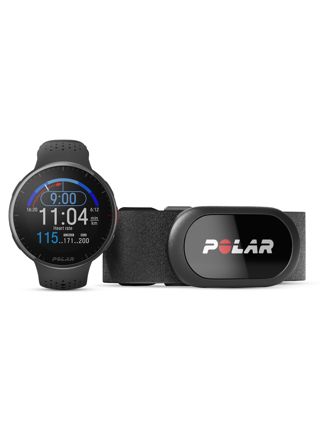 Polar Pacer Pro Carbon Grey with Polar H10 heart rate belt 900107610