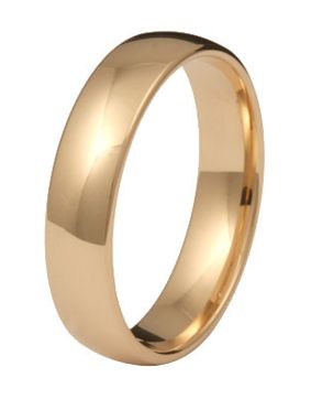 Kohinoor 903-521 5mm engagement ring, comfort 14k gold