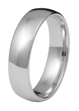 Kohinoor 903-521v 5mm comfort engagement ring 14k white gold