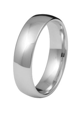 Kohinoor 903-521v 5mm comfort engagement ring 14k white gold