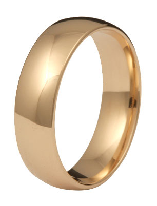 Kohinoor 903-522 6mm comfort engagement 14k gold
