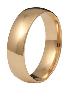 Kohinoor 903-522 6mm comfort engagement 14k gold