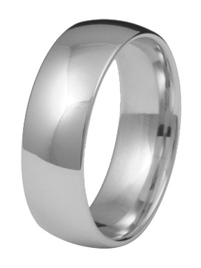 Kohinoor 903-523v 7mm Engagement Ring 14k white gold, comfort