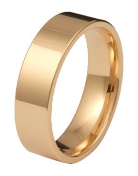 Kohinoor 903-528 6mm Flat 14ct Gold Ring