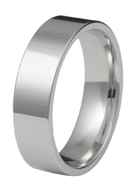 Kohinoor 903-528v 6mm Engagement Ring 14k white gold, flat