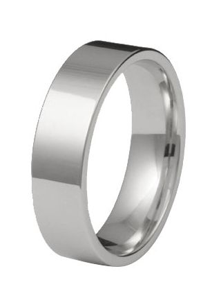Kohinoor 903-528v 6mm Engagement Ring 14k white gold, flat