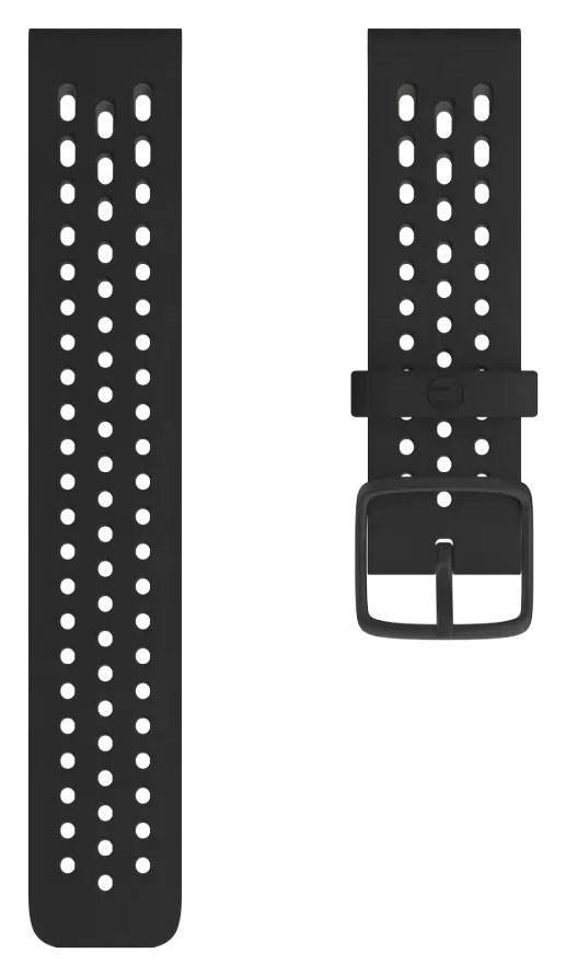 Polar Vantage M2 Silicone Strap Black Grey 22 mm Size S L 910110566 watchesonline